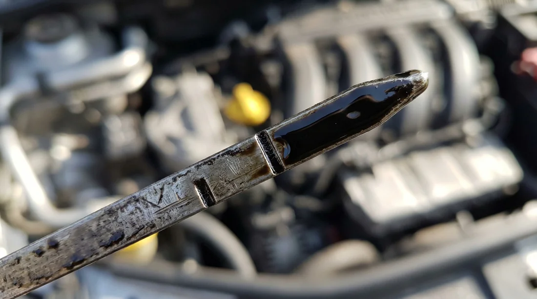 Niveau d'huile excessif sur une jauge Renault suite à une dilution.